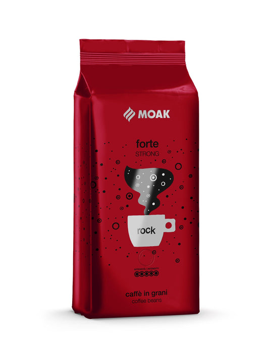 Moak ‘Forte Rock’ Coffee Beans x 1Kg - Moak International Distributors Malta