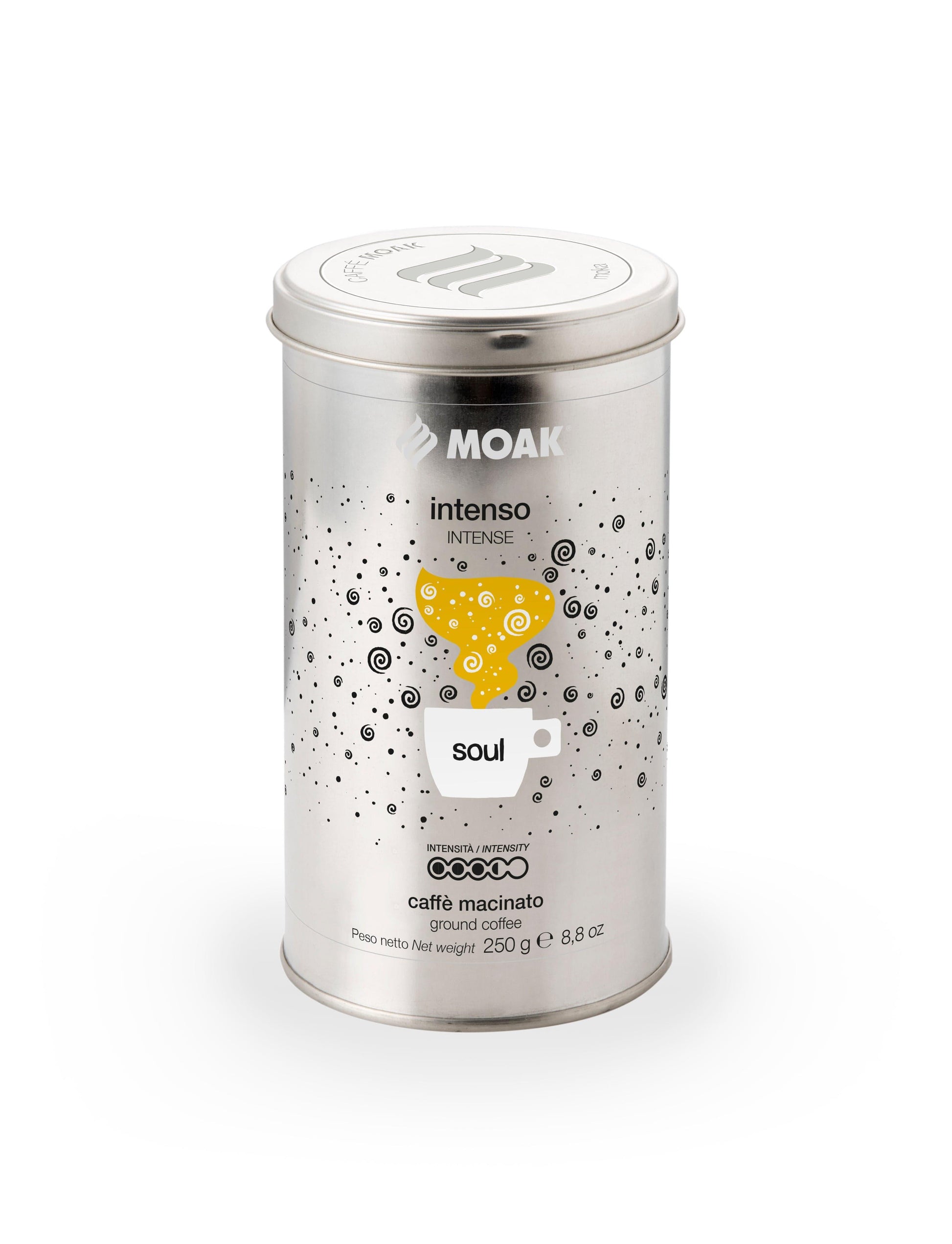 Moak 'Intenso Soul' Latta Ground Coffee 250g - Moak International Distributors Malta